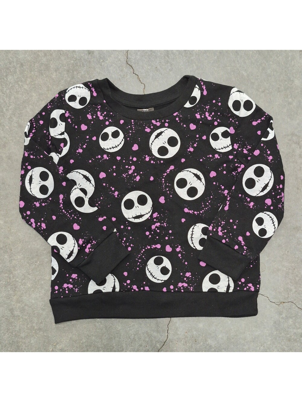 Disney Nightmare Before Christmas Girls Crewneck Sweater